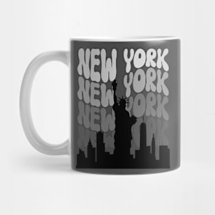 Retro New York Statue of Liberty Mug